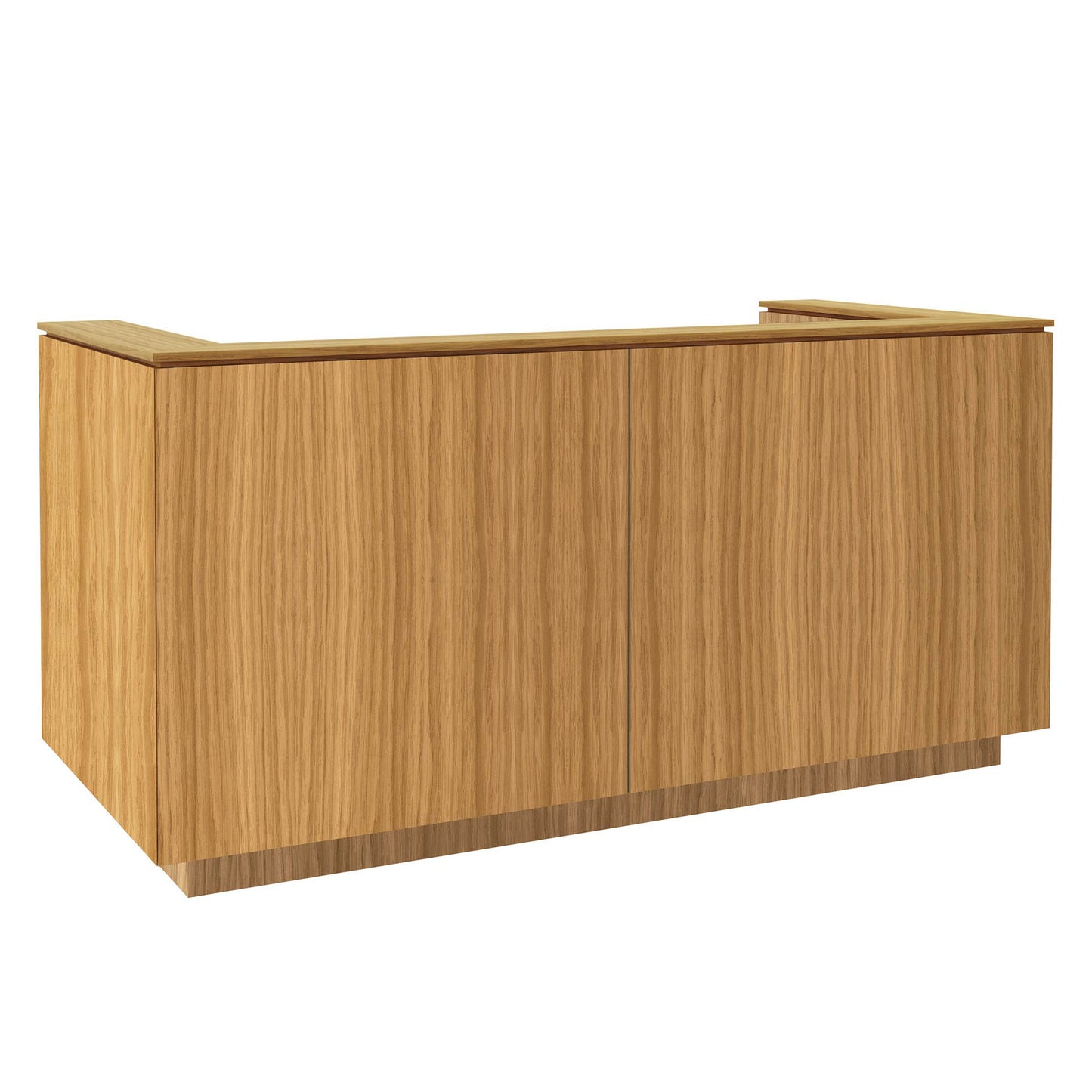 ICE reception desk | 2204 x 1022 mm, oak veneer