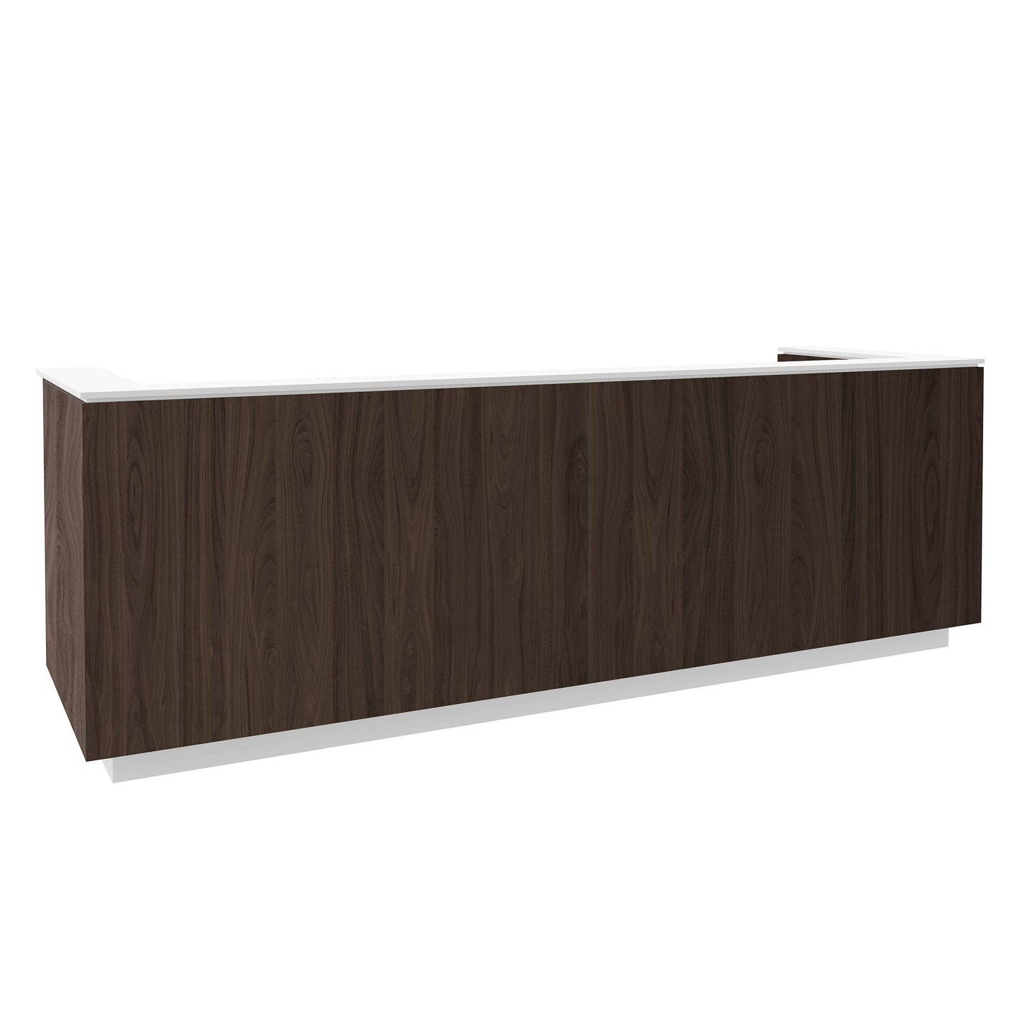 ICE reception desk | 3214 x 1022 mm, walnut