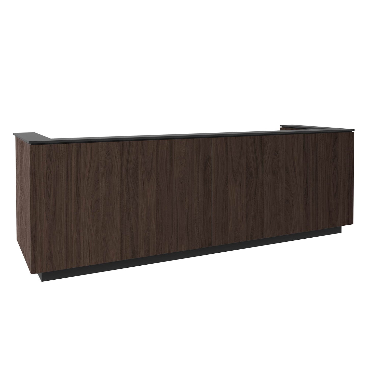 ICE reception desk | 3214 x 1022 mm, walnut