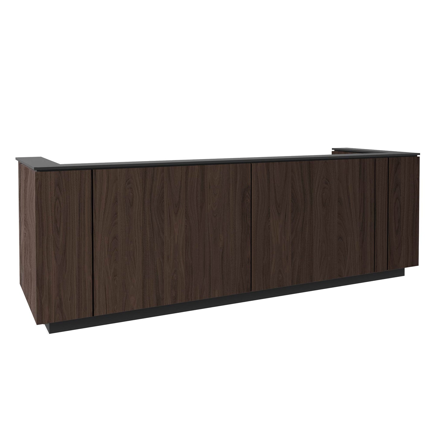 ICE reception desk | 3214 x 1022 mm, walnut