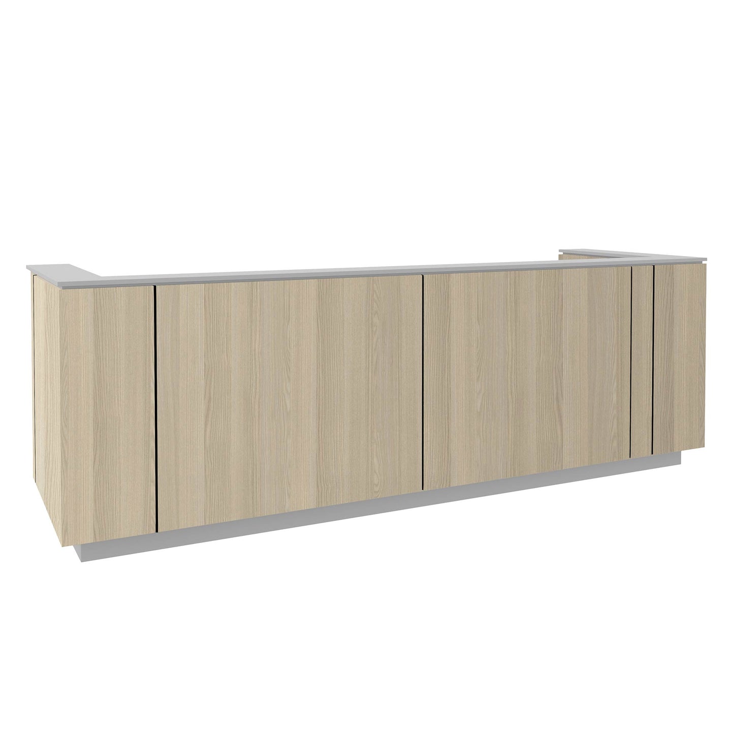 ICE reception desk | 3214 x 1022 mm, sand ash