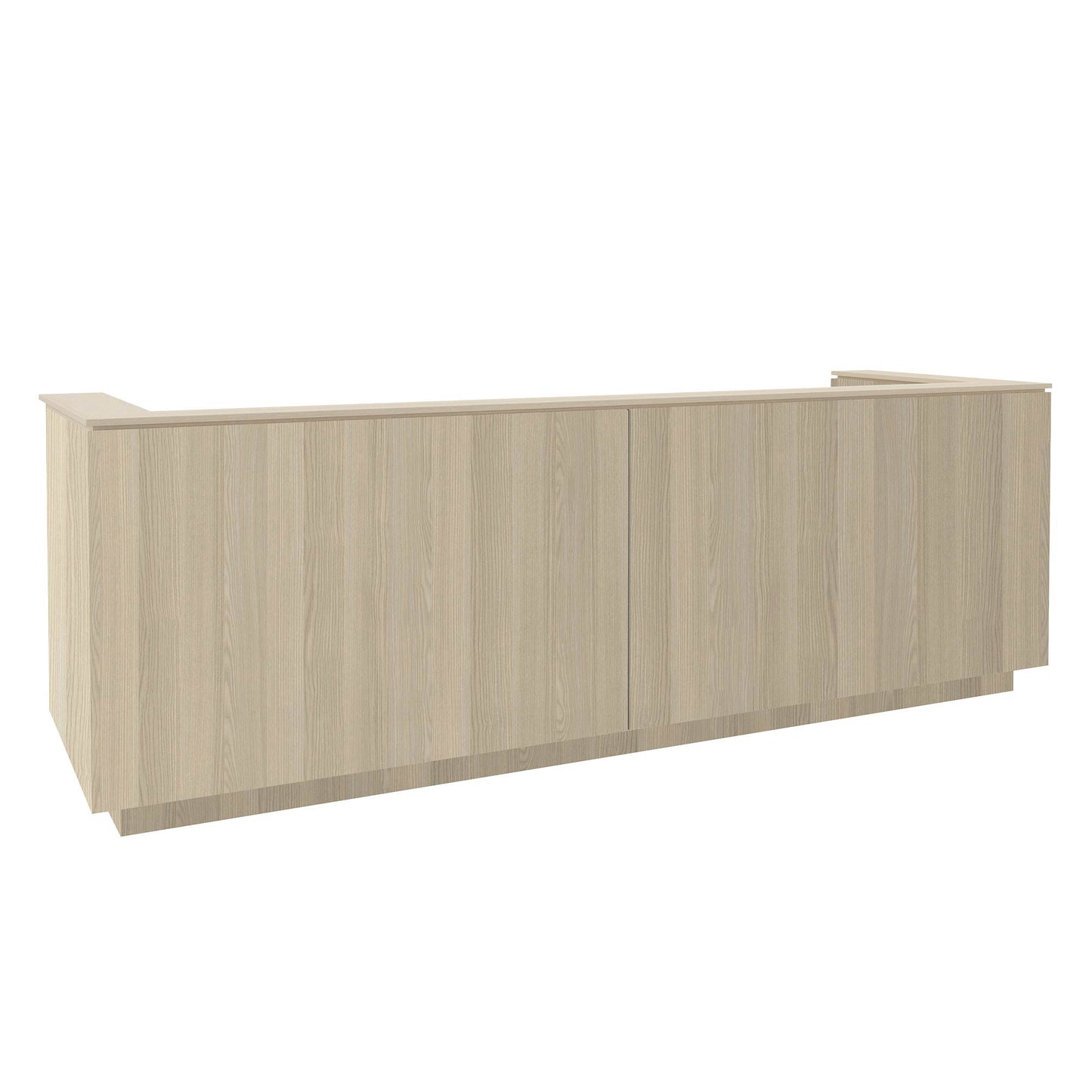 ICE reception desk | 3214 x 1022 mm, sand ash