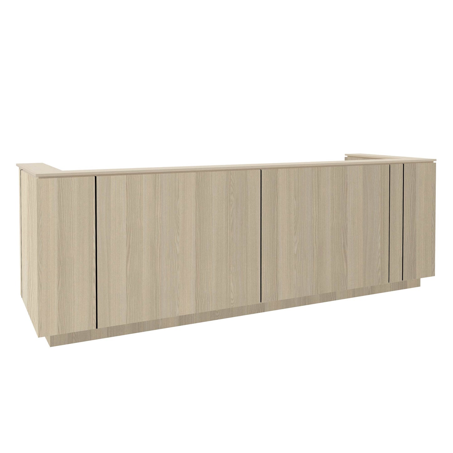 ICE reception desk | 3214 x 1022 mm, sand ash