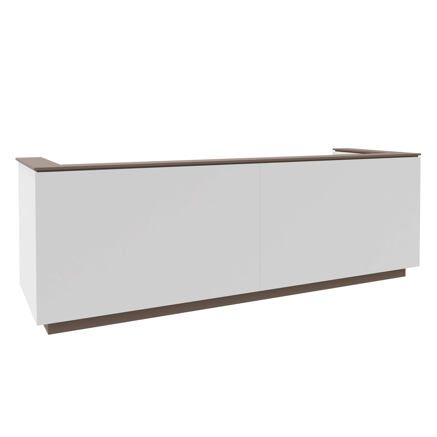 ICE Reception counter | 3214 x 1022 mm, white