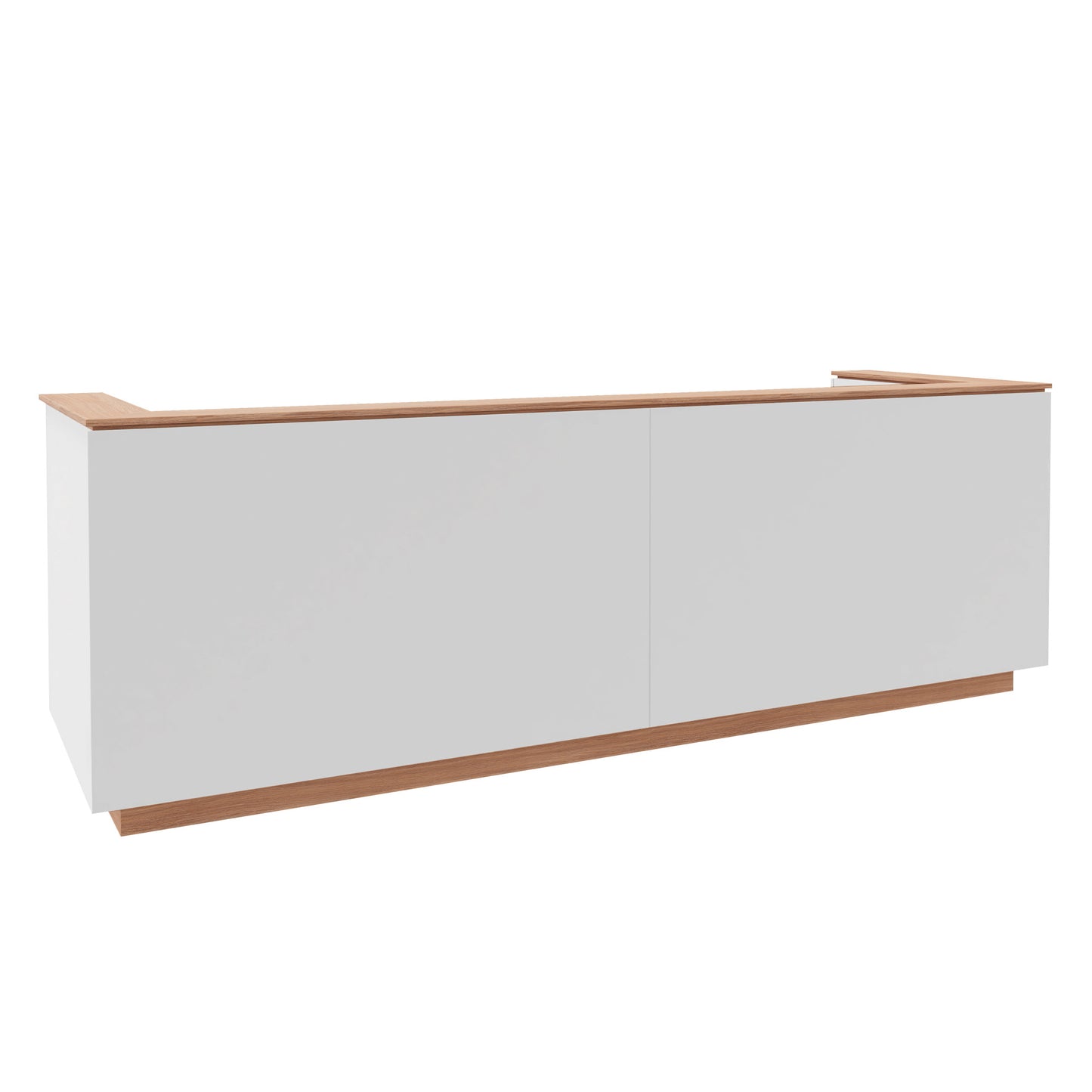 ICE Reception counter | 3214 x 1022 mm, white