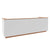 ICE Reception counter | 3214 x 1022 mm, white