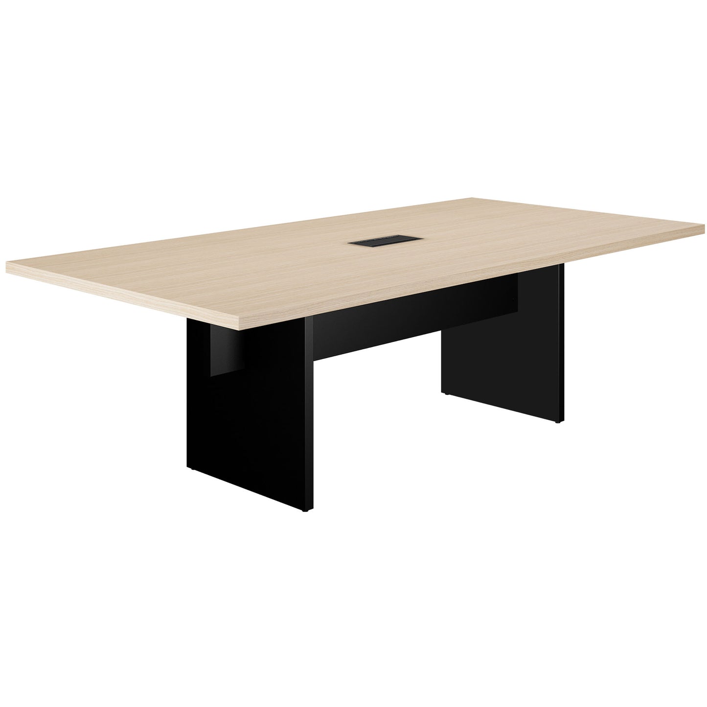 BRALCO SILE Konferenztisch | 2400 - 4200 mm (6 - 16 Personen), elektrifiziert, Eiche