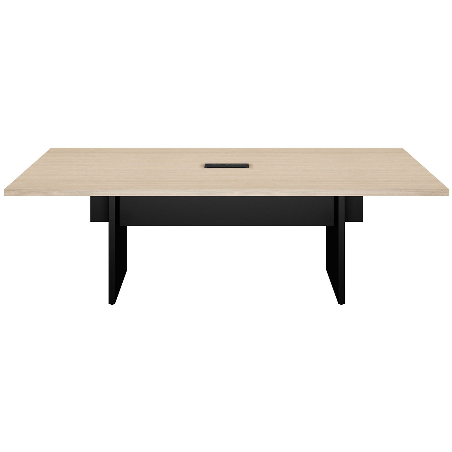 BRALCO SILE Konferenztisch | 2400 - 4200 mm (6 - 16 Personen), elektrifiziert, Eiche