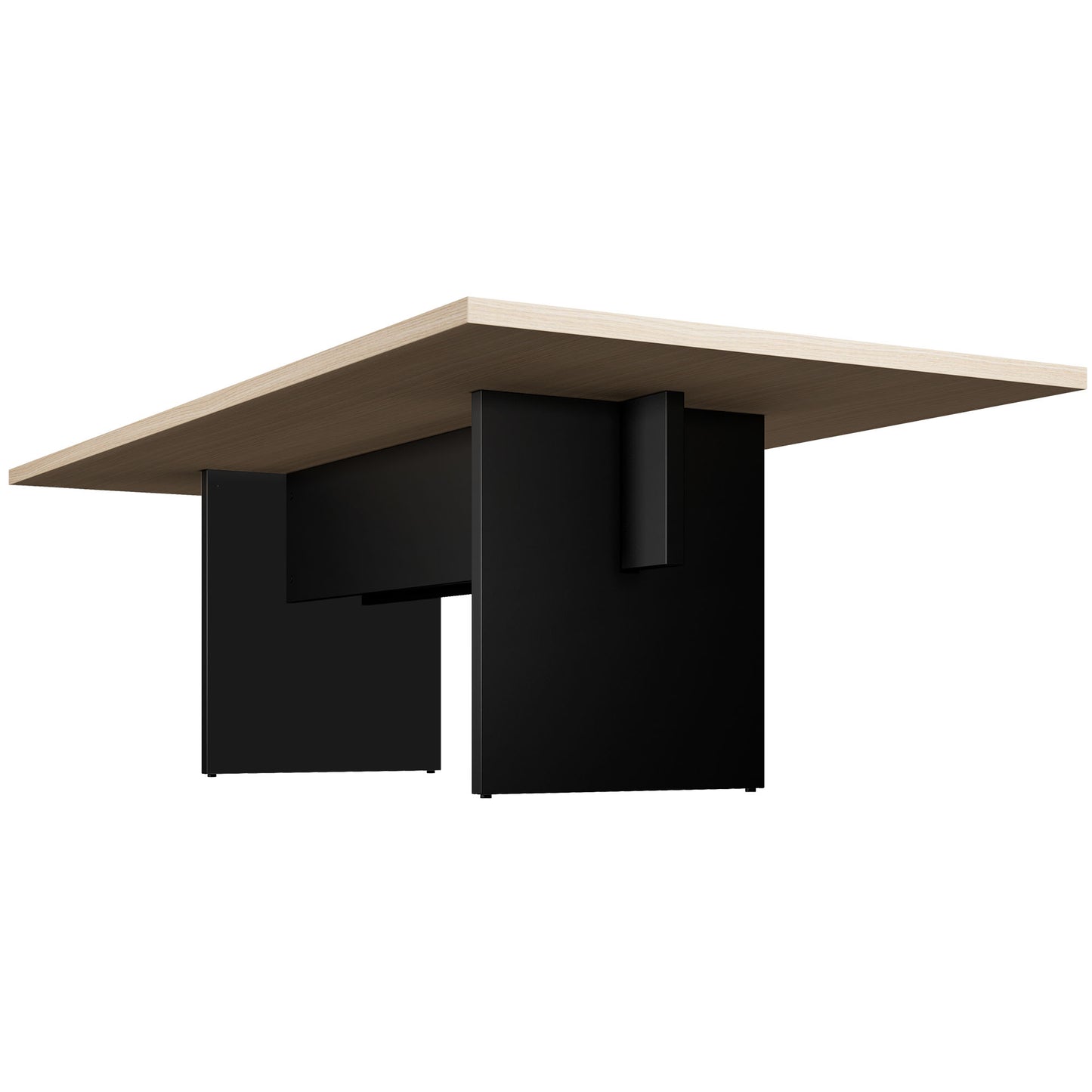 BRALCO SILE Konferenztisch | 2400 - 4200 mm (6 - 16 Personen), elektrifiziert, Eiche
