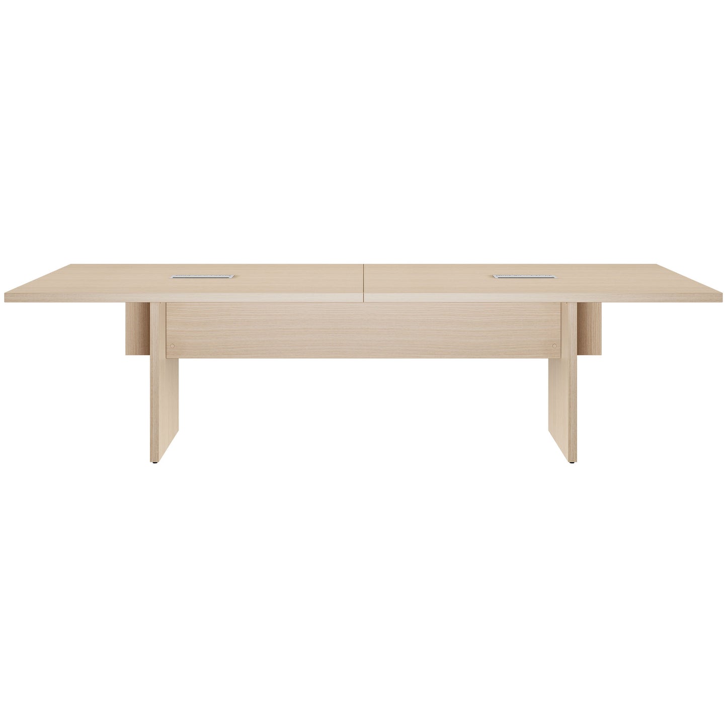 BRALCO SILE Konferenztisch | 2400 - 4200 mm (6 - 16 Personen), elektrifiziert, Eiche