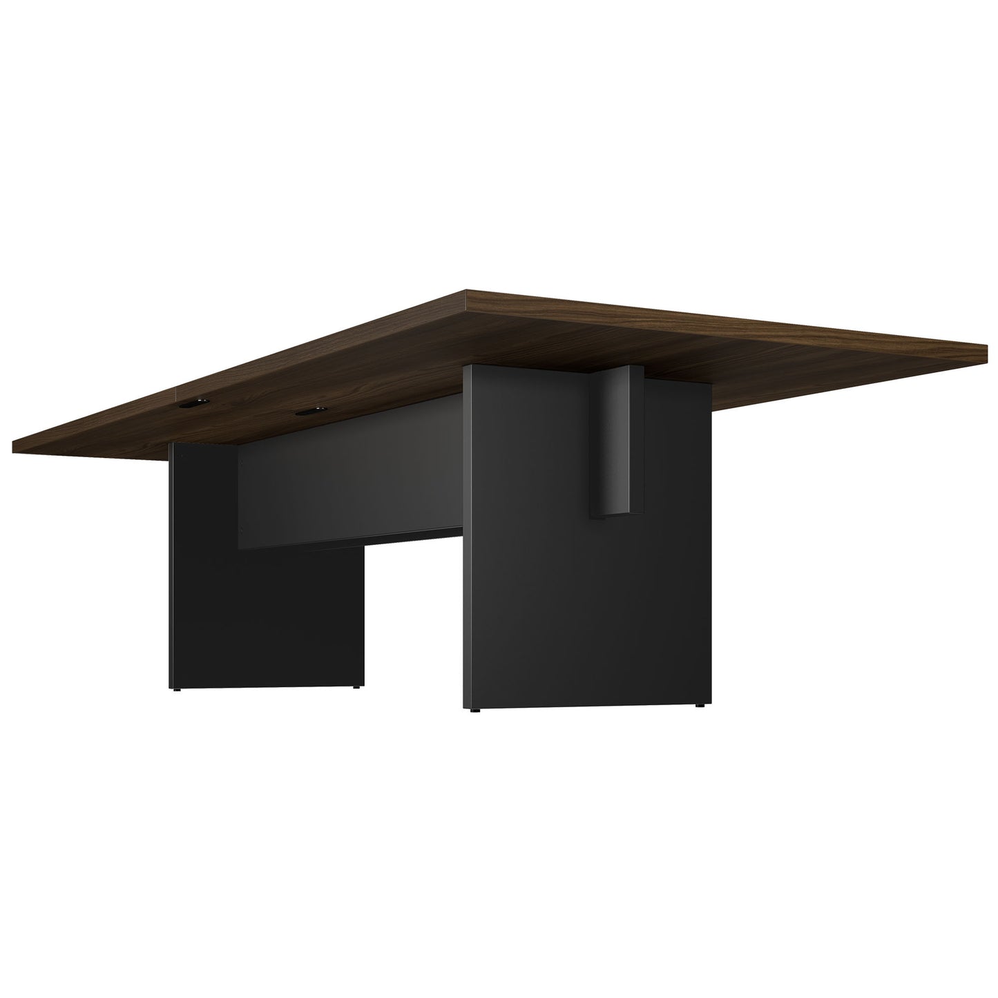 BRALCO SILE Konferenztisch | 2400 - 4200 mm (6 - 16 Personen), elektrifiziert, Nussbaum