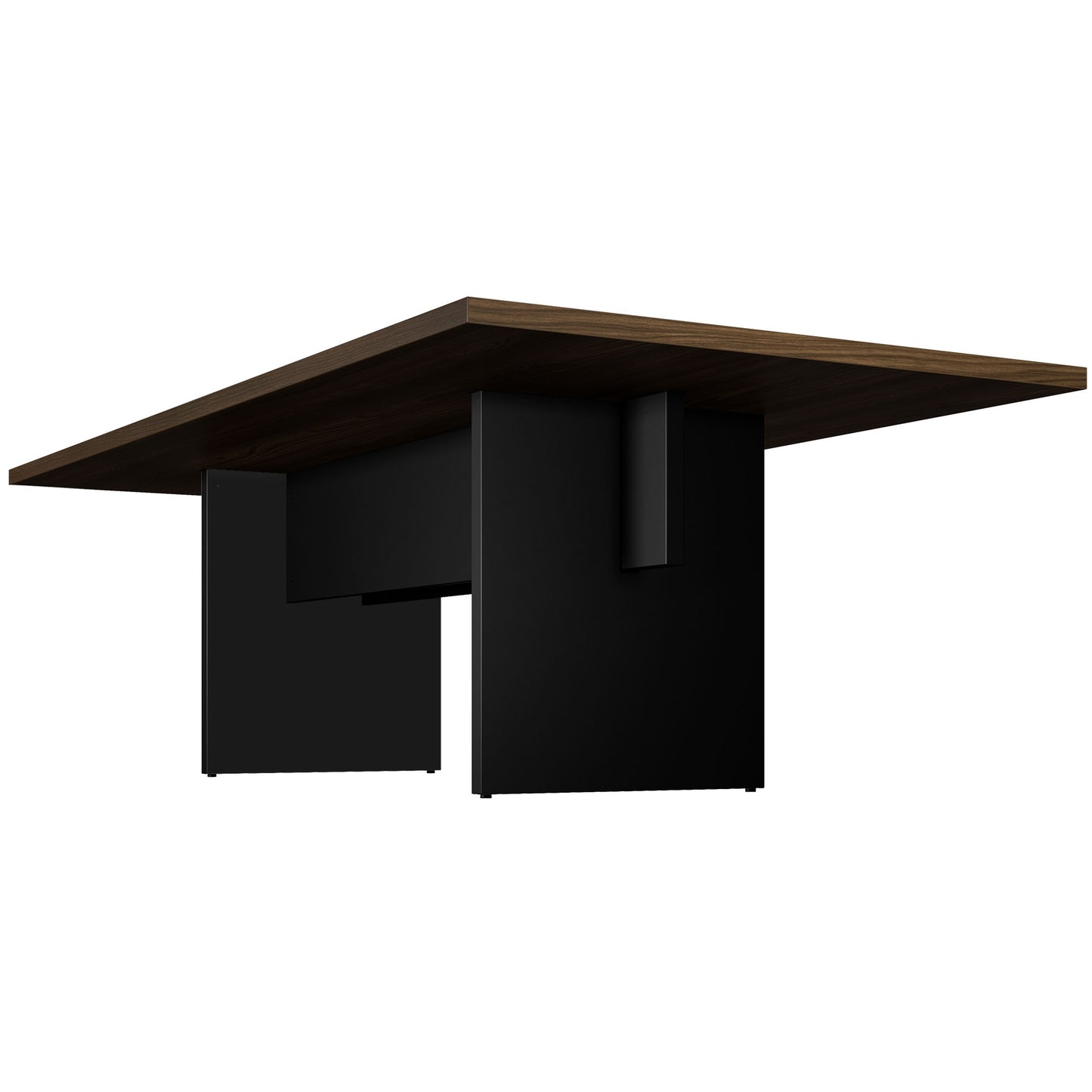 BRALCO SILE Konferenztisch | 2400 - 4200 mm (6 - 16 Personen), elektrifiziert, Nussbaum