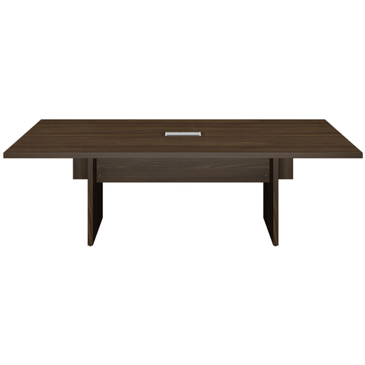 BRALCO SILE conference table | 2400 - 4200 mm (6 - 16 people), electrified, walnut