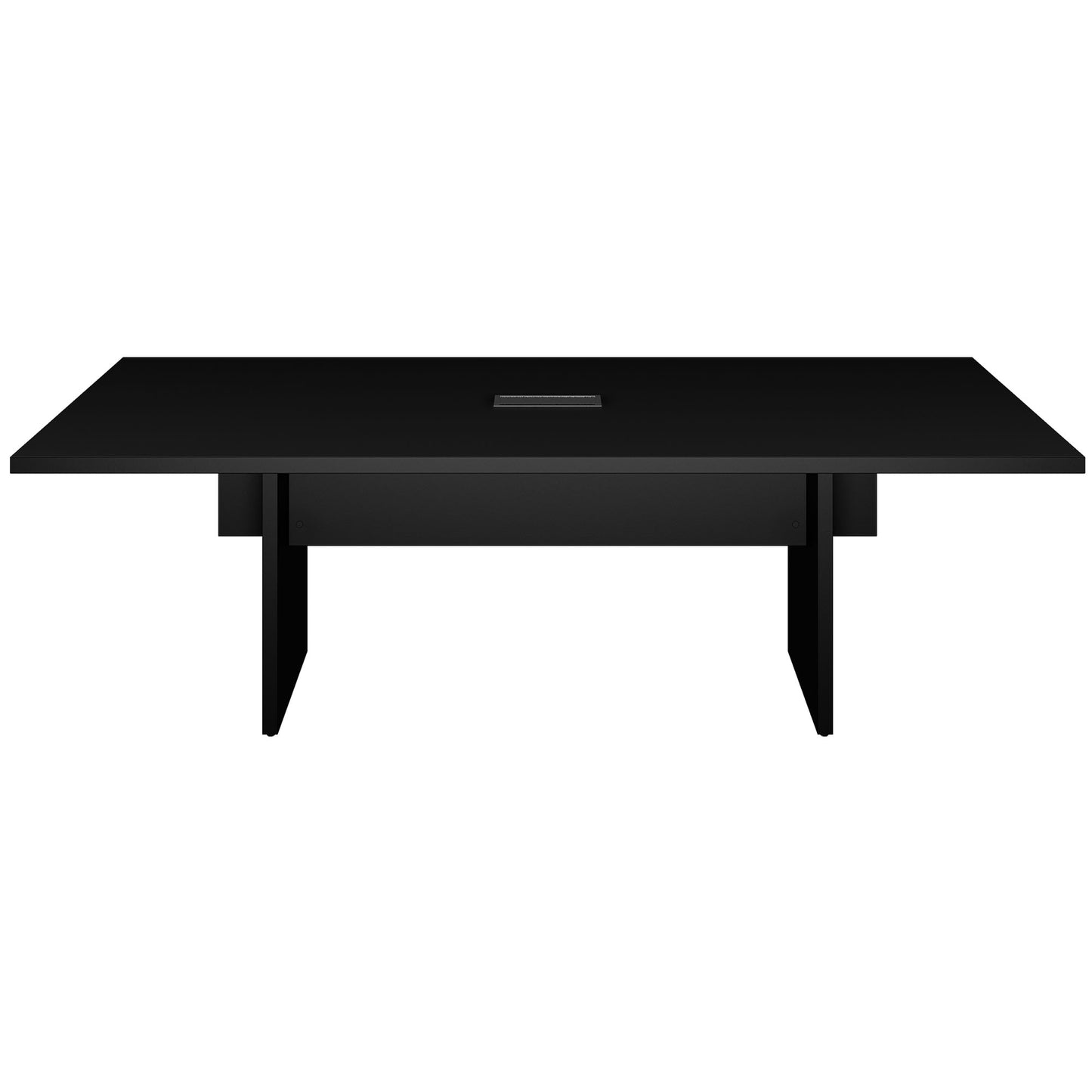 BRALCO SILE Konferenztisch | 2400 - 4200 mm (6 - 16 Personen), elektrifiziert, Schwarz