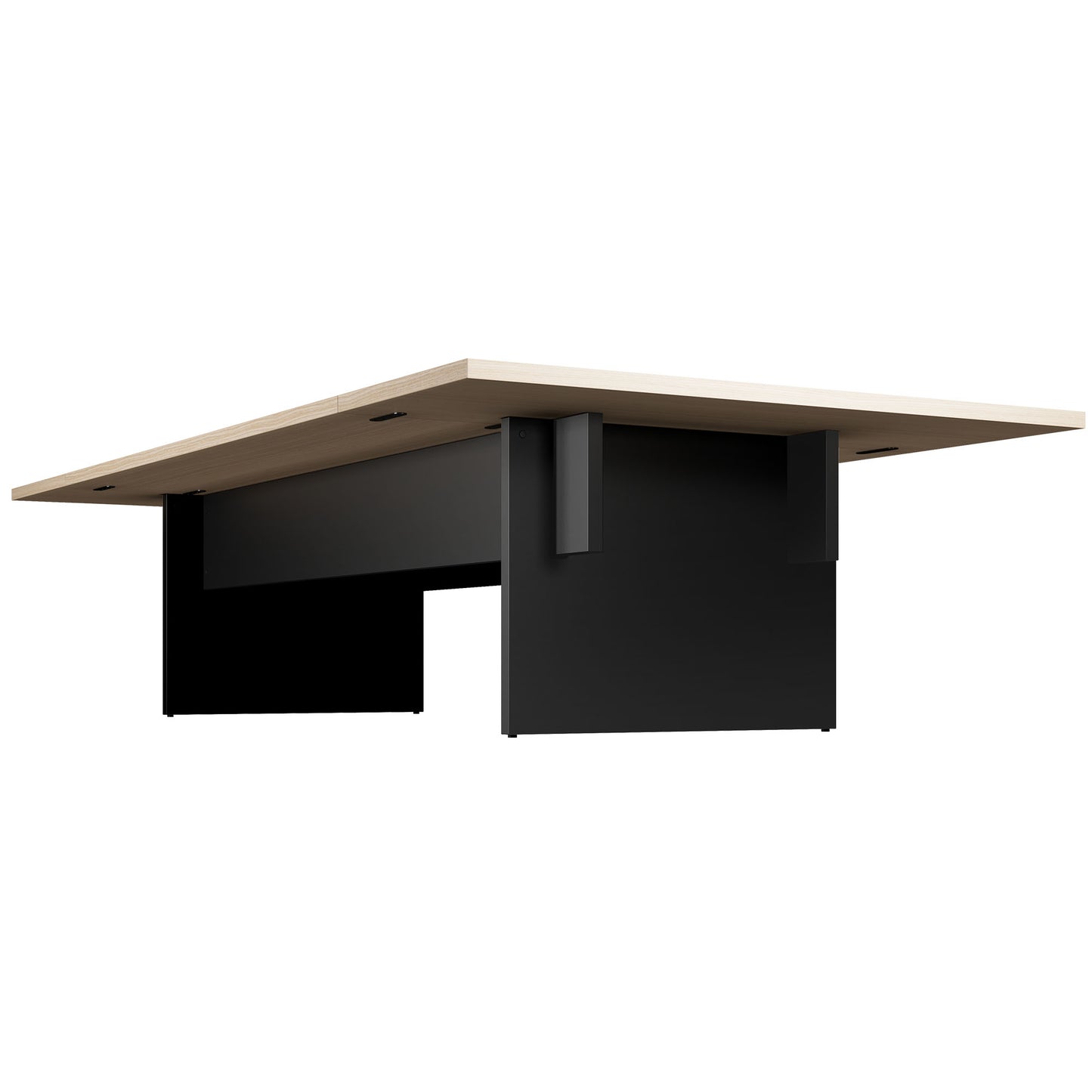 BRALCO SILE conference table | 3200 - 4800 mm (6 - 20 people), center insert, oak