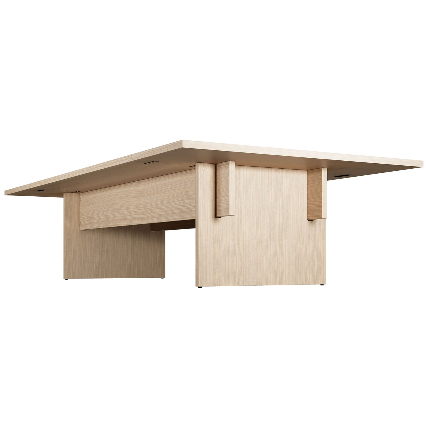 BRALCO SILE conference table | 3200 - 4800 mm (6 - 20 people), center insert, oak