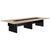 BRALCO SILE conference table | 3200 - 4800 mm (6 - 20 people), center insert, oak