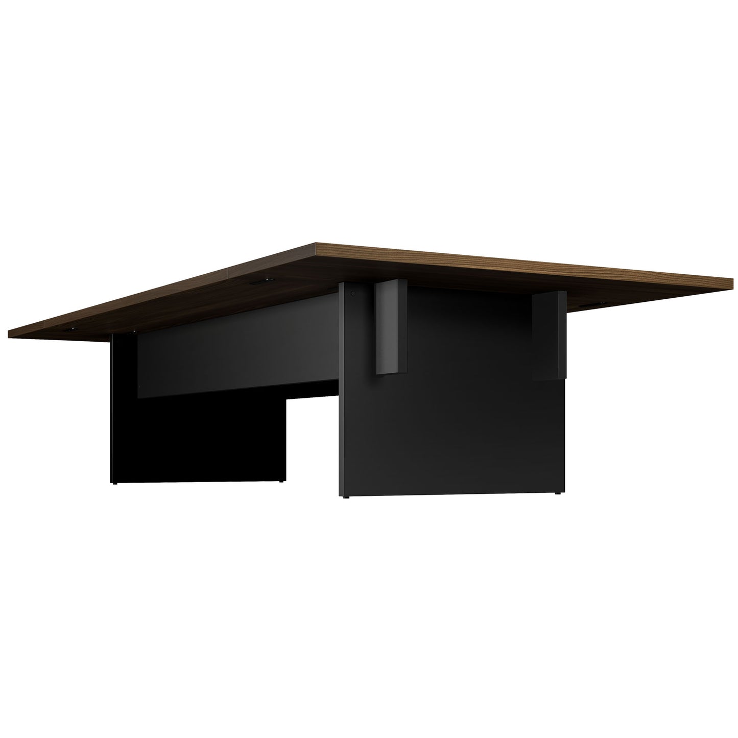 BRALCO SILE conference table | 3200 - 4800 mm (6 - 20 people), center insert, walnut