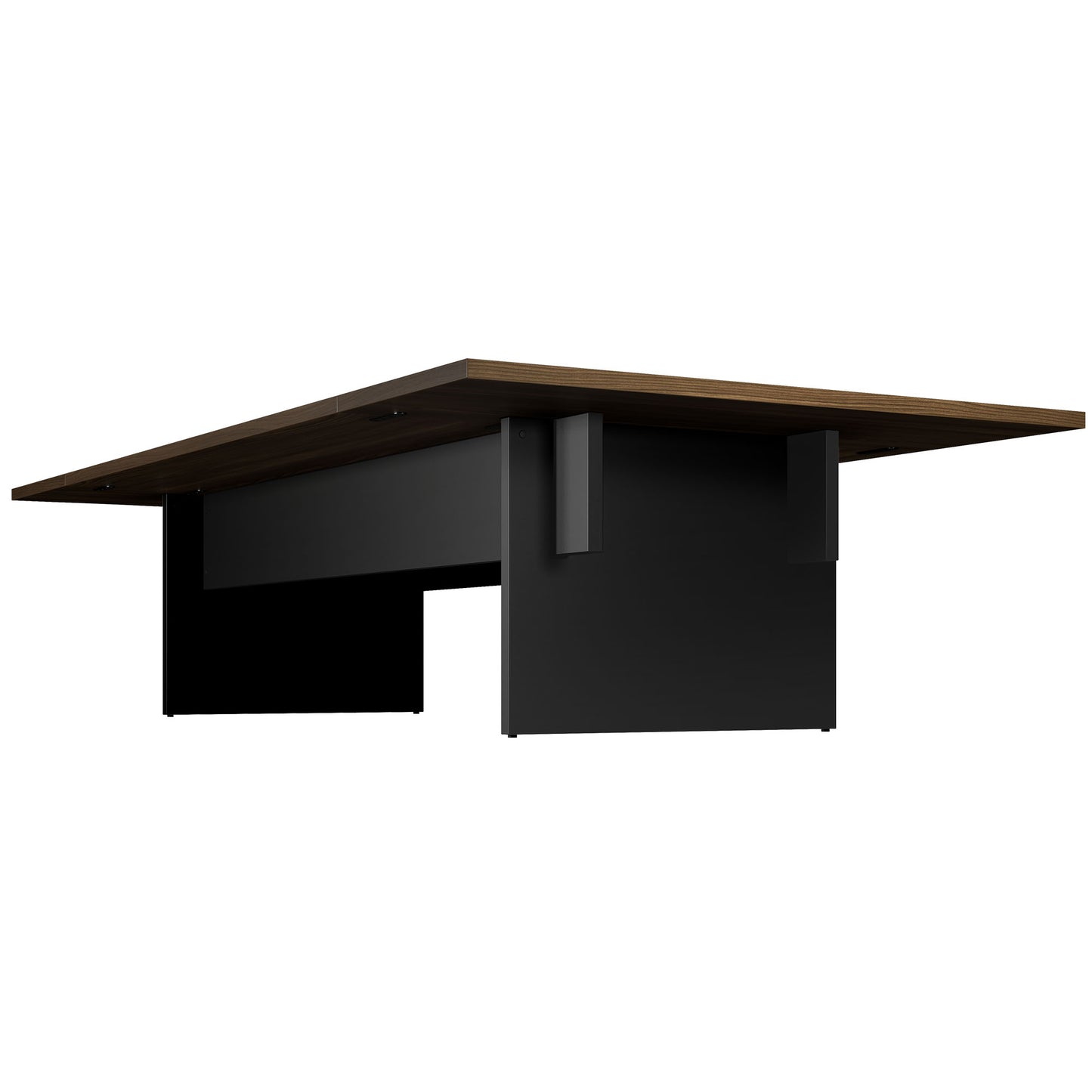 BRALCO SILE conference table | 3200 - 4800 mm (6 - 20 people), center insert, walnut
