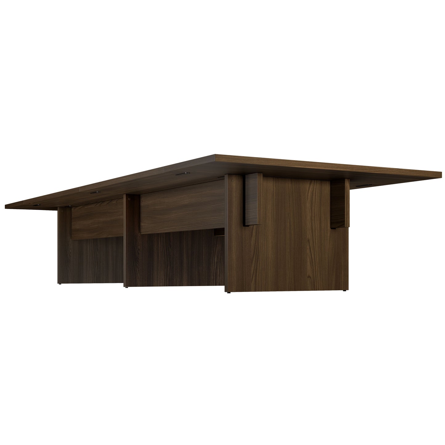BRALCO SILE conference table | 3200 - 4800 mm (6 - 20 people), center insert, walnut