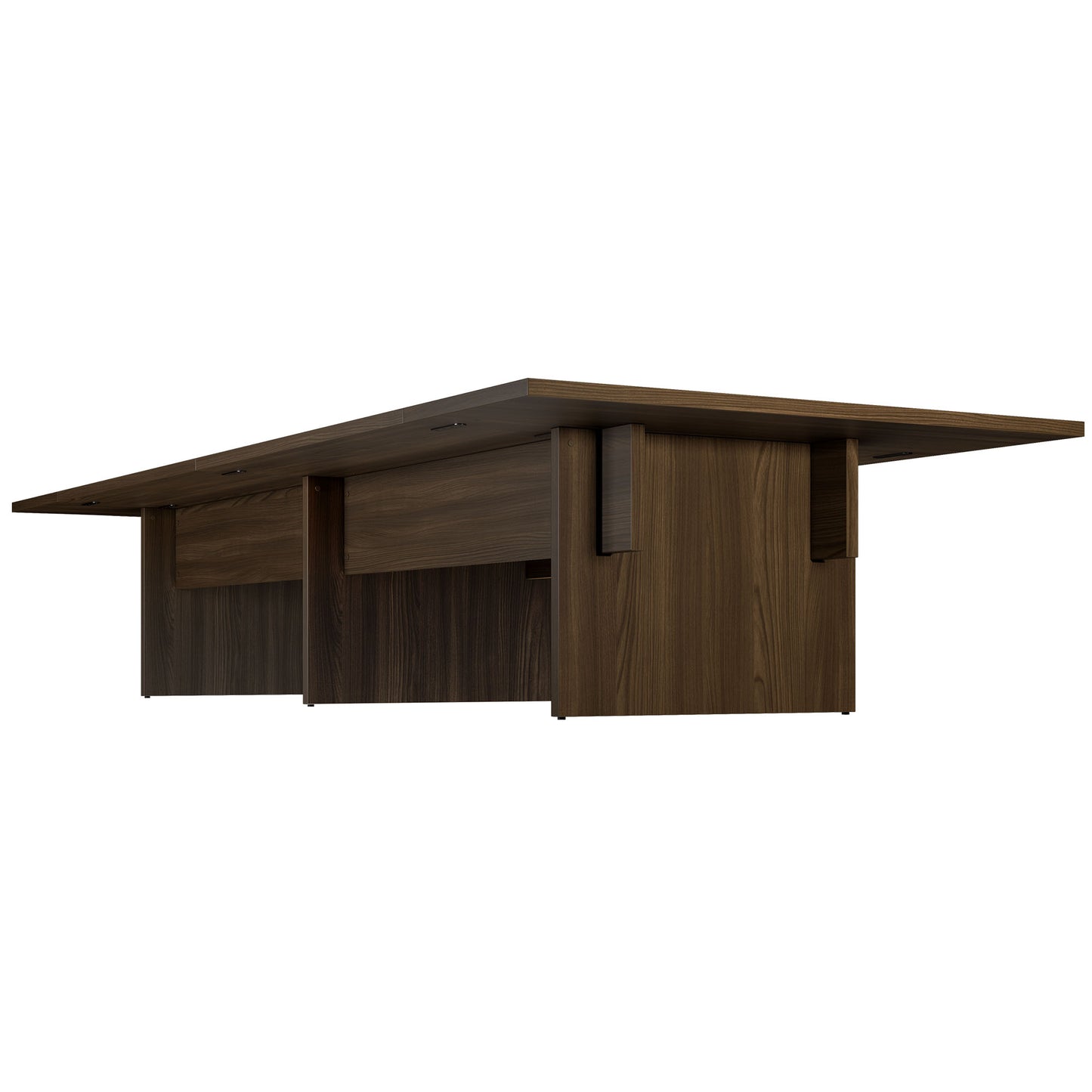BRALCO SILE conference table | 3200 - 4800 mm (6 - 20 people), center insert, walnut