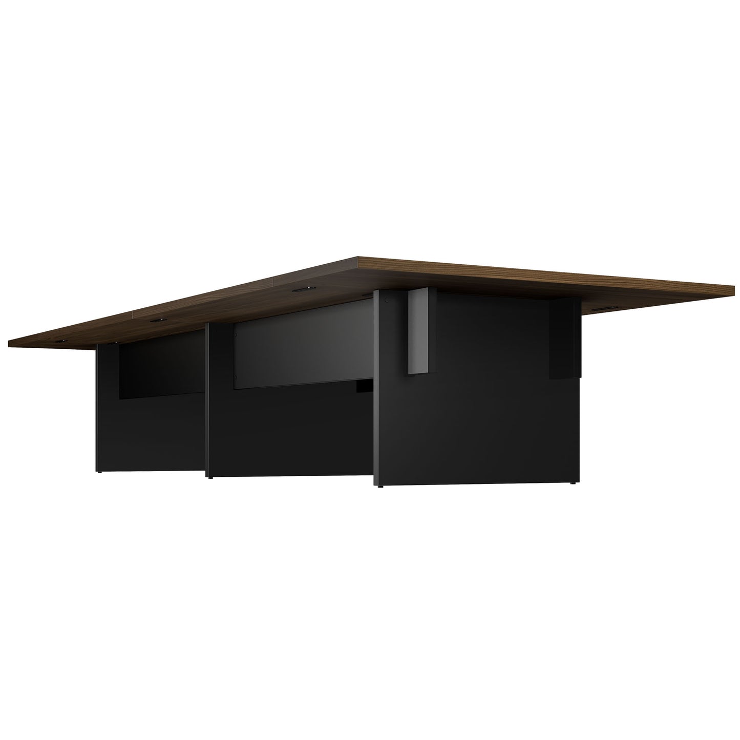 BRALCO SILE conference table | 3200 - 4800 mm (6 - 20 people), center insert, walnut