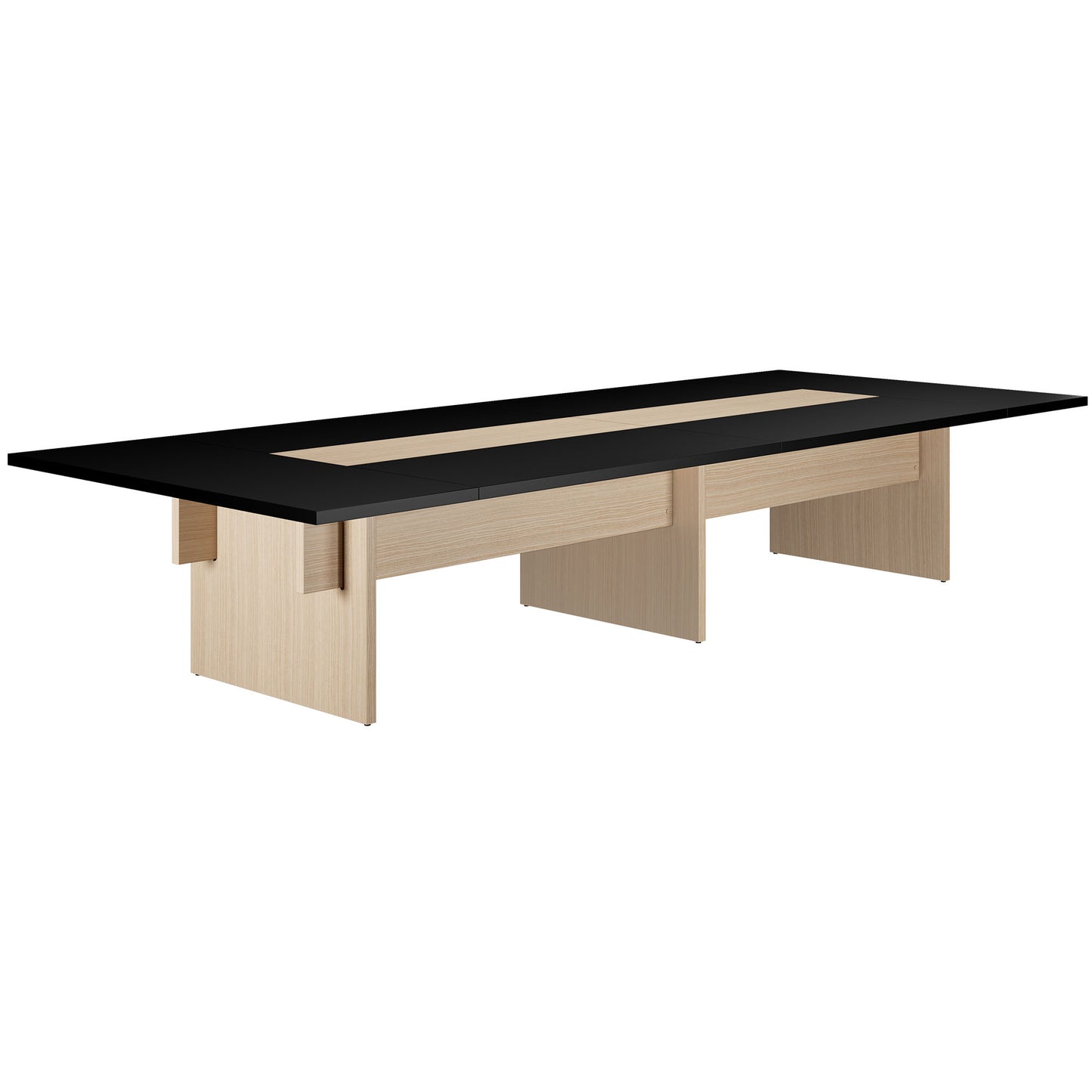 BRALCO SILE conference table | 3200 - 4800 mm (6 - 20 people), medium use, black
