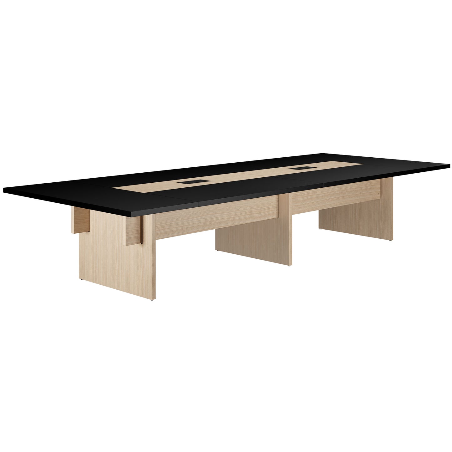 BRALCO SILE conference table | 3200 - 4800 mm (6 - 20 people), medium use, black