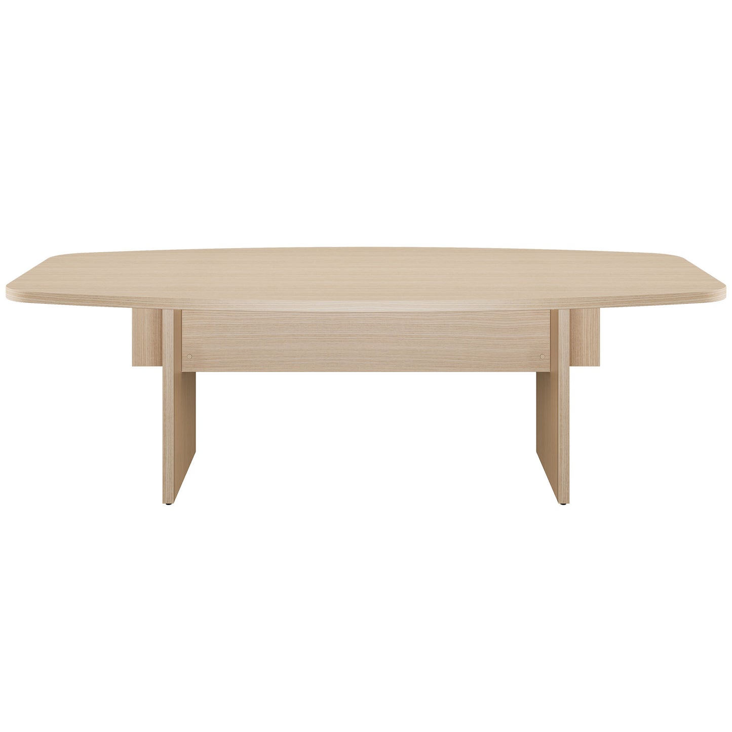 Bralco SILE Tableau de conférence | Forme de démarrage, 2400 - 4200 mm (6 - 16 personnes), arbre de câble en option, chêne