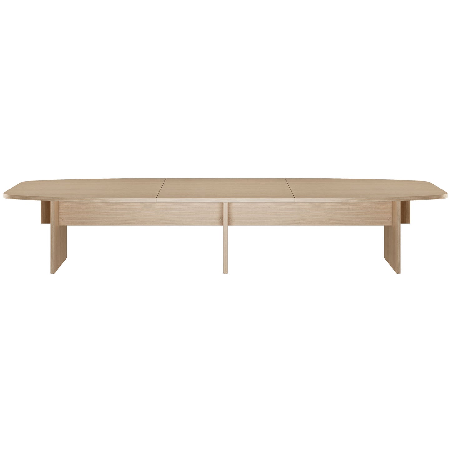 Bralco SILE Tableau de conférence | Forme de démarrage, 2400 - 4200 mm (6 - 16 personnes), arbre de câble en option, chêne