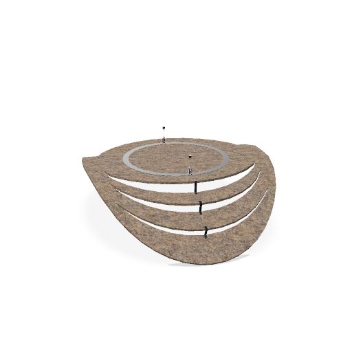 KITE Deckenpaneel chip | 800 x 1200 mm, über 20 Farben, mehrere Muster
