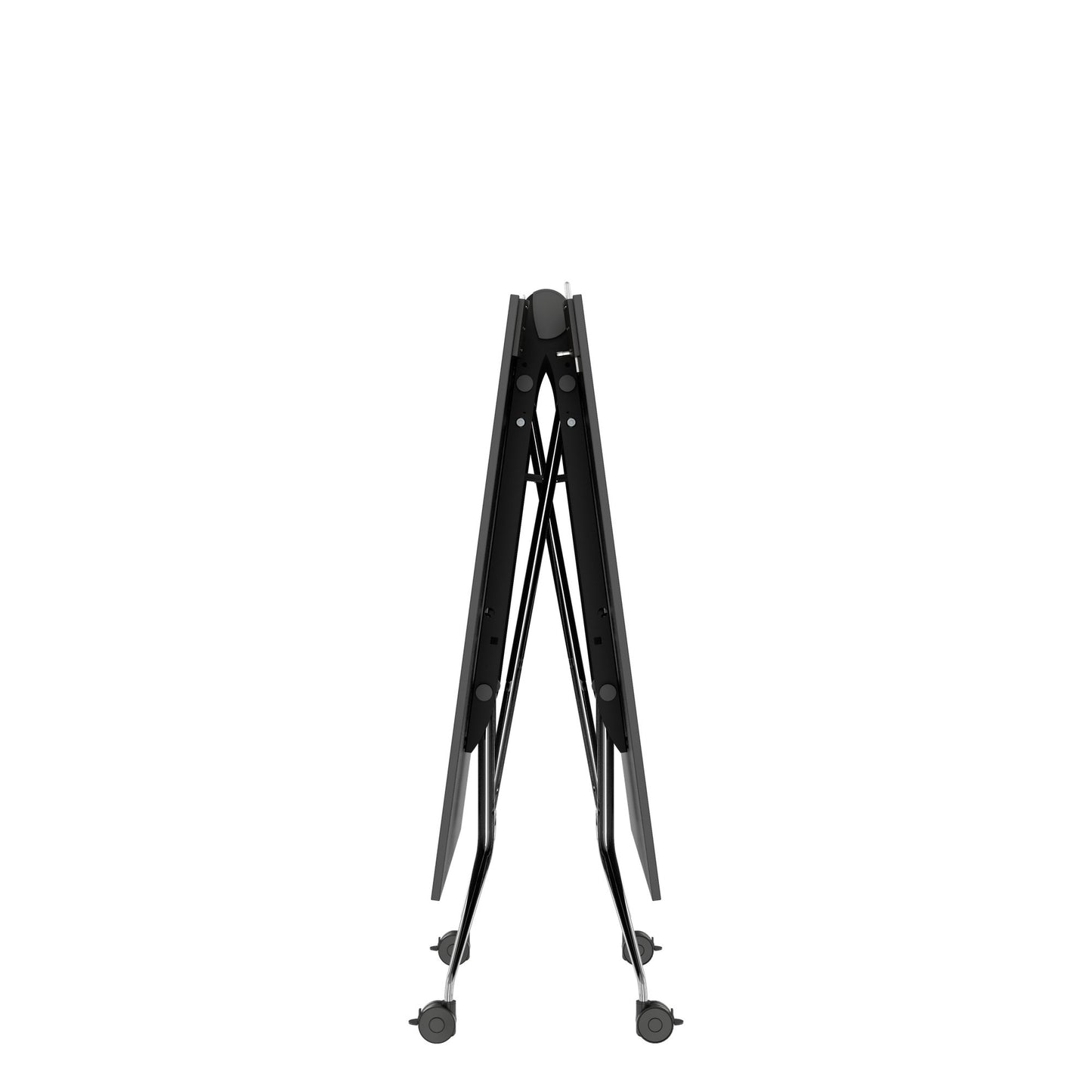 MARA ARGO LIBRO Klapptisch | 2400 - 2800 x 1000 mm (8 - 10 Personen), rollbar, faltbar, Anthrazit