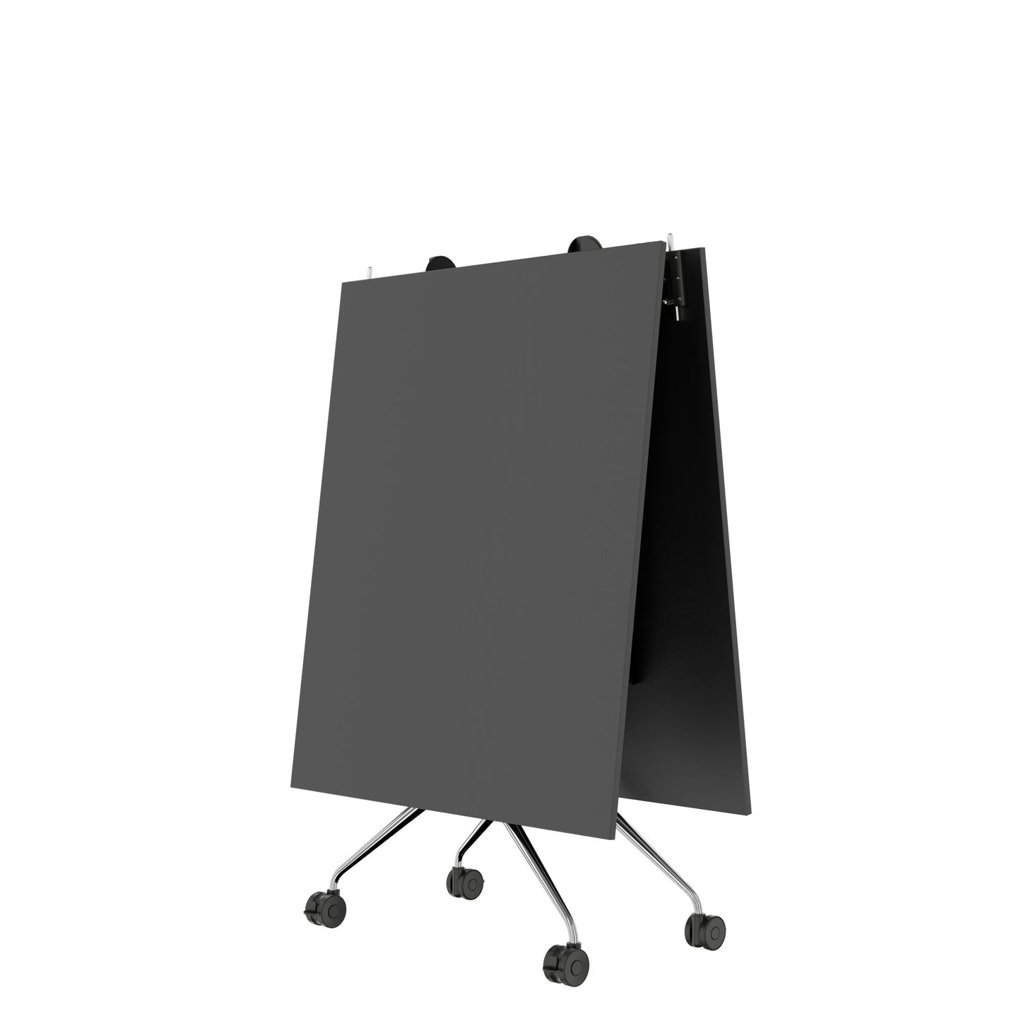 MARA ARGO LIBRO Klapptisch | 2400 - 2800 x 1000 mm (8 - 10 Personen), rollbar, faltbar, Anthrazit