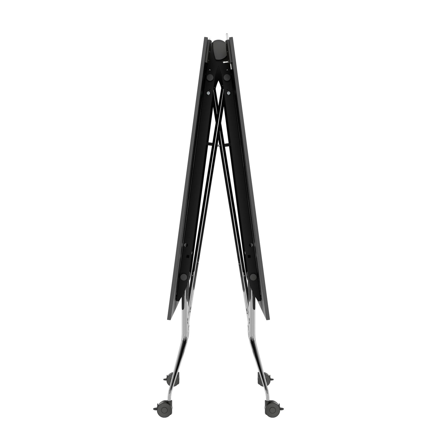 MARA ARGO LIBRO Klapptisch | 2400 - 2800 x 1000 mm (8 - 10 Personen), rollbar, faltbar, Anthrazit