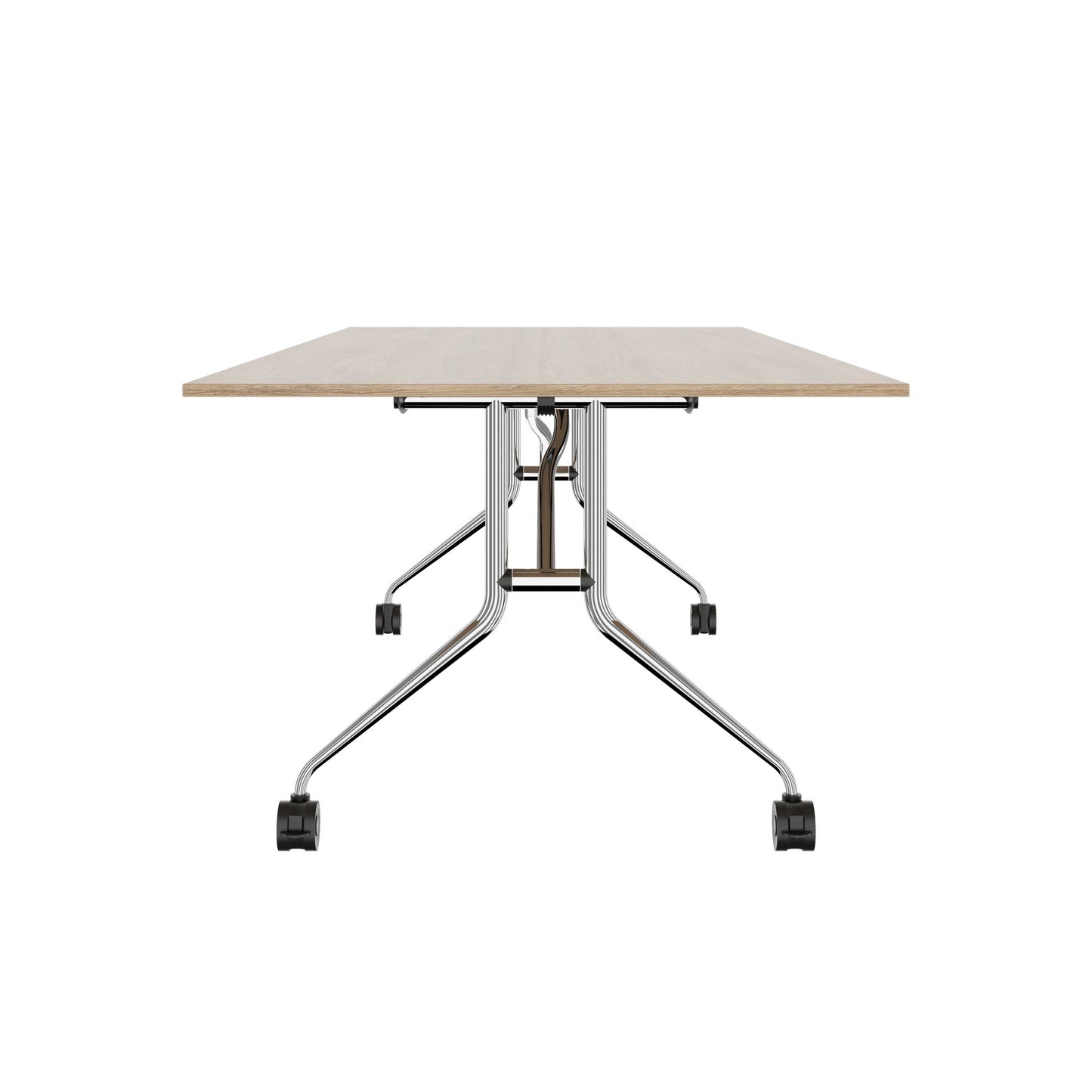 Mara Argo LIBRO Table pliante | 2400 - 2800 x 1000 mm (8 - 10 personnes), roulable, pliable, chêne ambre