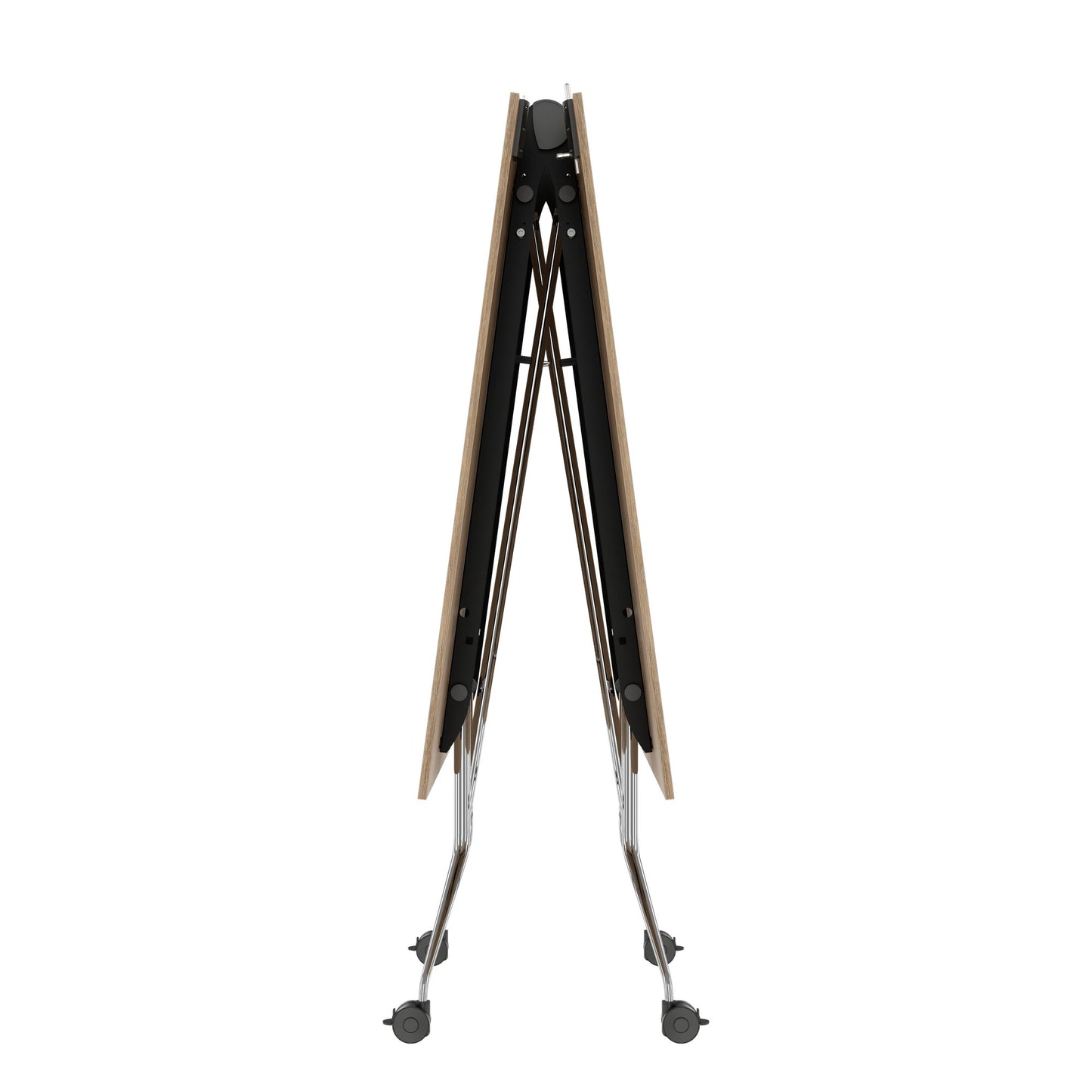Mara Argo LIBRO Table pliante | 2400 - 2800 x 1000 mm (8 - 10 personnes), roulable, pliable, chêne ambre