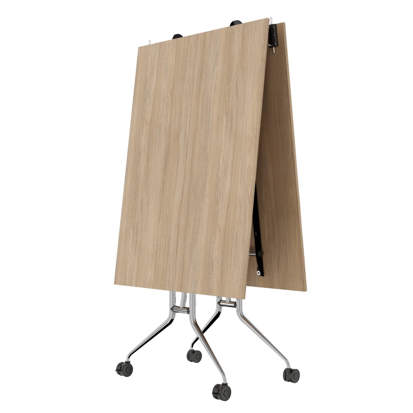 Mara Argo LIBRO Table pliante | 2400 - 2800 x 1000 mm (8 - 10 personnes), roulable, pliable, chêne ambre