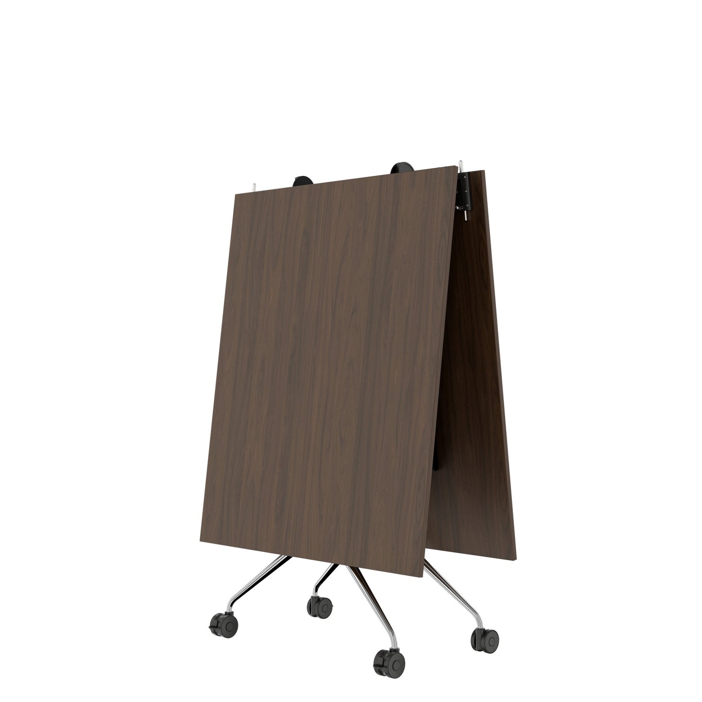 MARA ARGO LIBRO Klapptisch | 2400 - 2800 x 1000 mm (8 - 10 Personen), rollbar, faltbar, Nussbaum