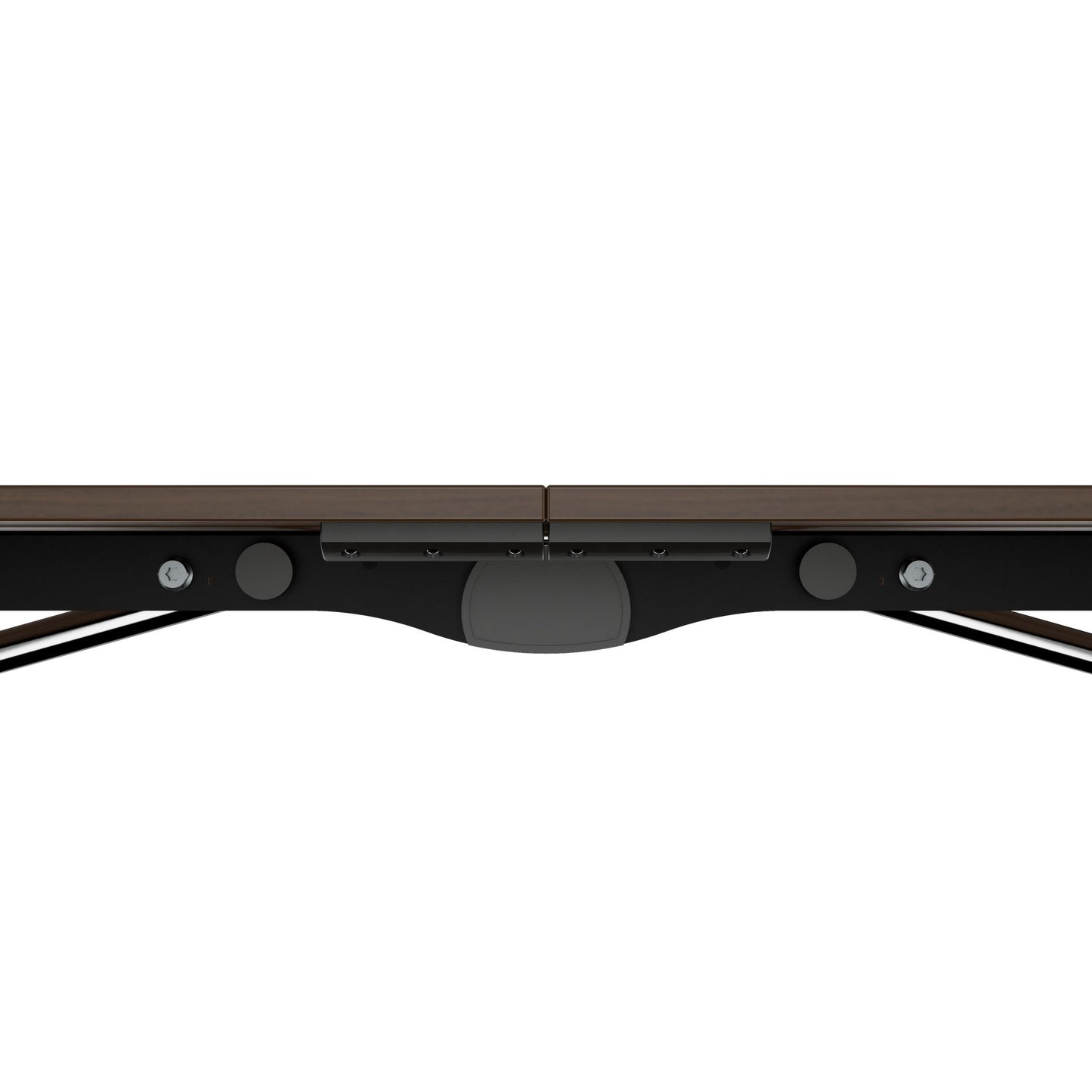 MARA ARGO LIBRO Klapptisch | 2400 - 2800 x 1000 mm (8 - 10 Personen), rollbar, faltbar, Nussbaum