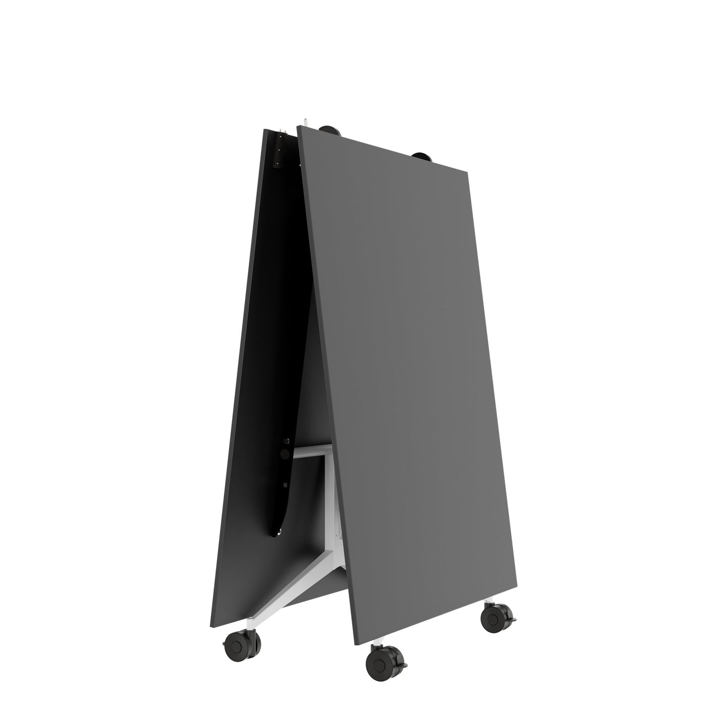 MARA - TIMMY LIBRO Table de conférence | 3200 x 1200 mm (10 à 14 personnes), roulante, pliable, anthracite