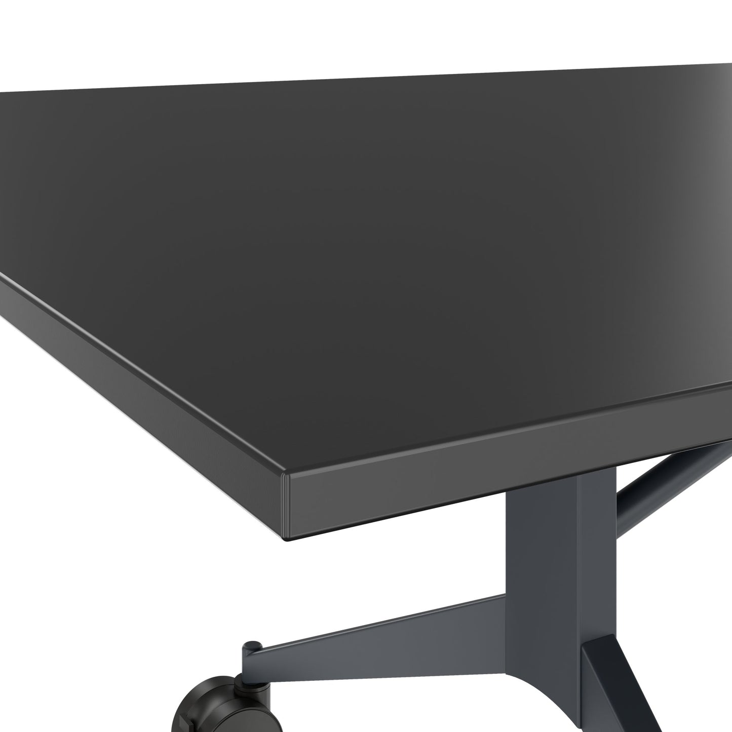 MARA - TIMMY LIBRO Table de conférence | 3200 x 1200 mm (10 à 14 personnes), roulante, pliable, anthracite