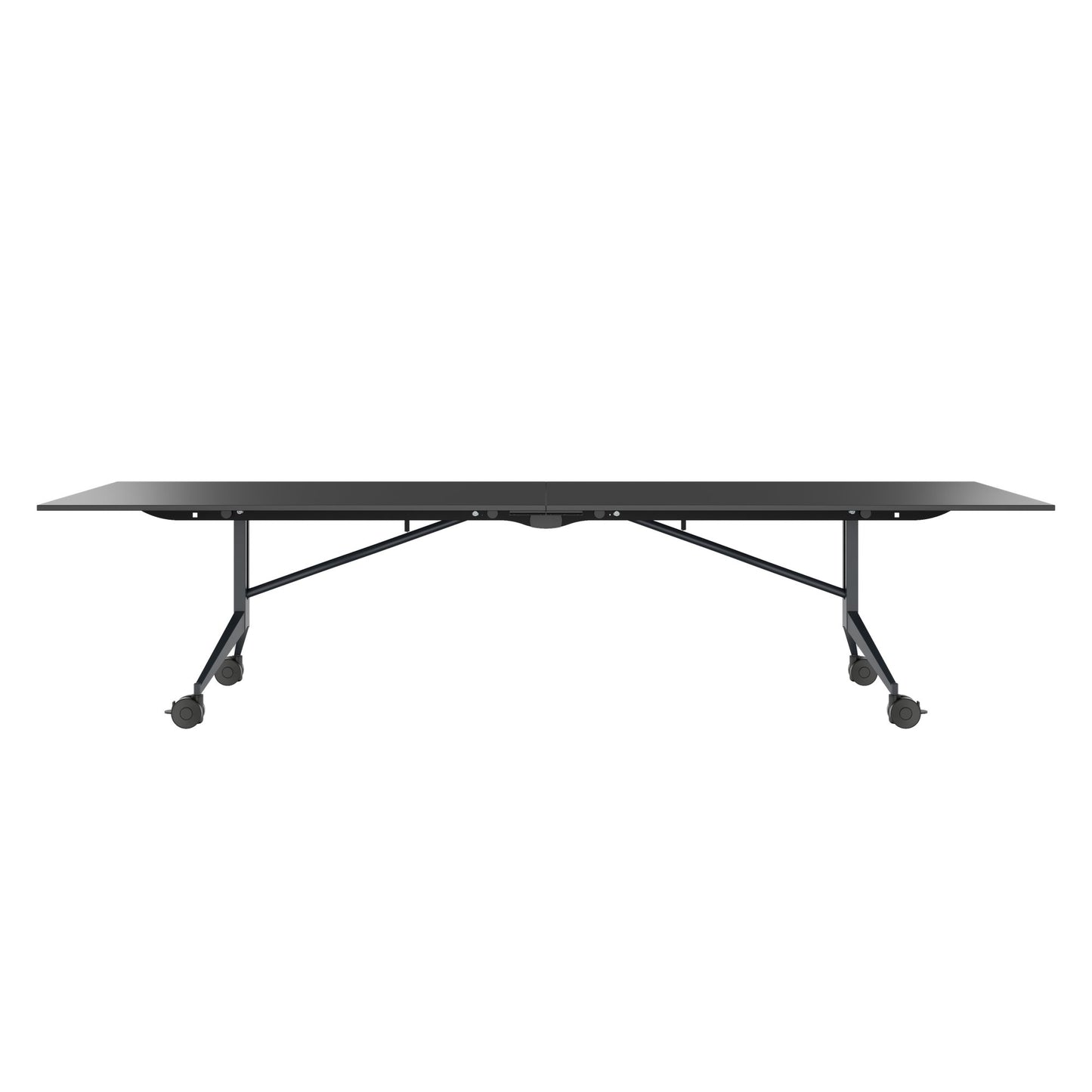 MARA - TIMMY LIBRO Table de conférence | 3200 x 1200 mm (10 à 14 personnes), roulante, pliable, anthracite