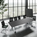 MARA - TIMMY LIBRO Conference table | 3200 x 1200 mm (10 - 14 persons), rollable, foldable, anthracite - 21 Thumbnail Image