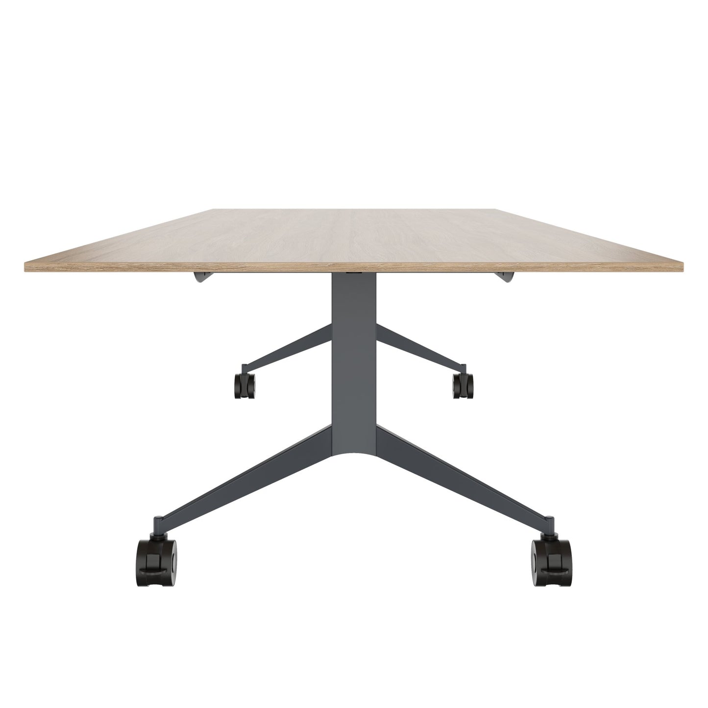 MARA - TIMMY LIBRO Conference table | 3200 x 1200 mm (10 - 14 persons), rollable, foldable, amber oak