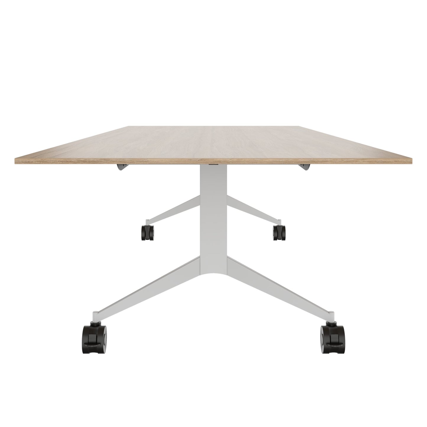 MARA - TIMMY LIBRO Conference table | 3200 x 1200 mm (10 - 14 persons), rollable, foldable, amber oak