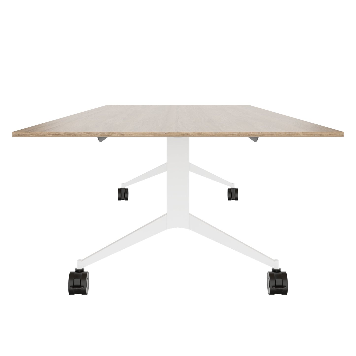 MARA - TIMMY LIBRO Conference table | 3200 x 1200 mm (10 - 14 persons), rollable, foldable, amber oak