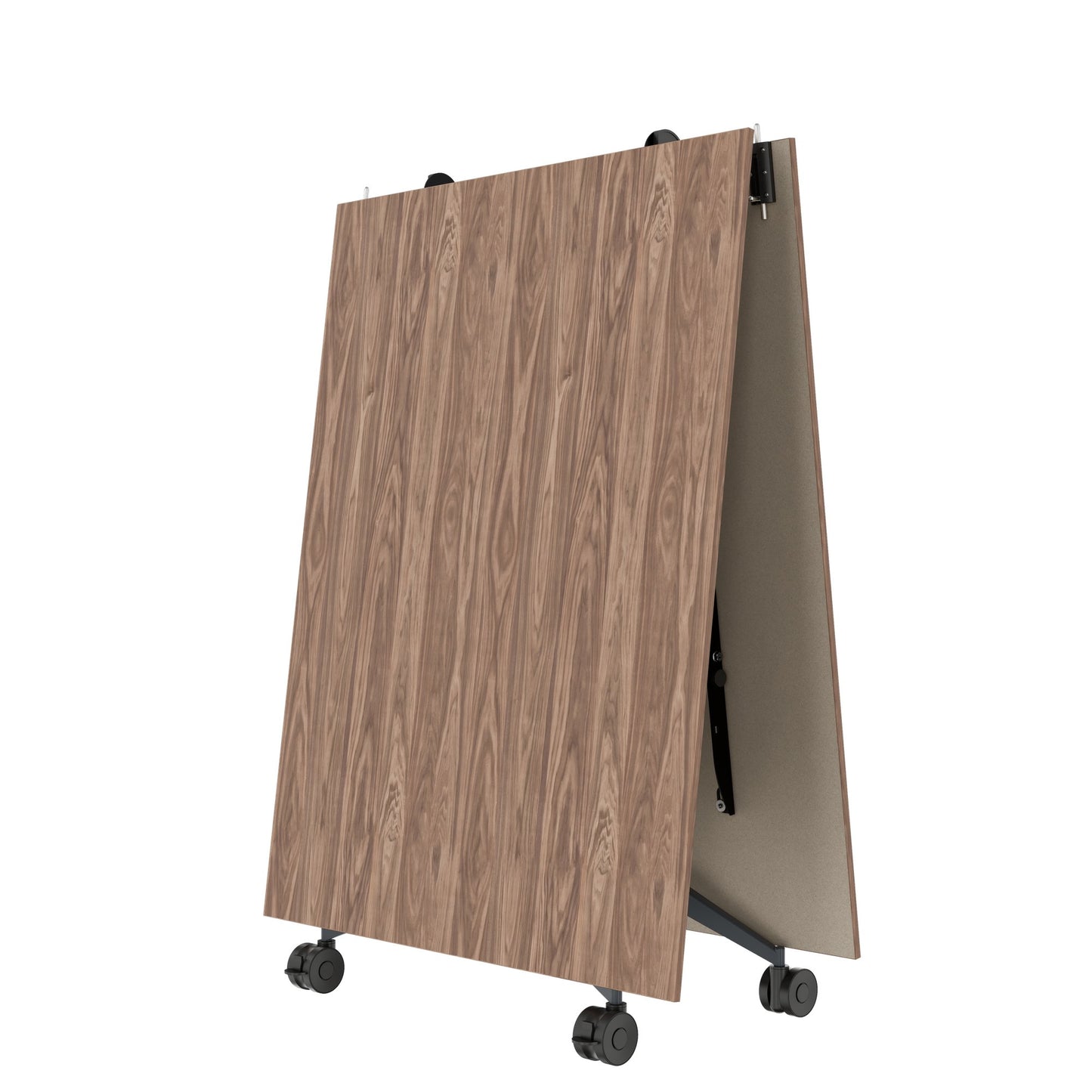 MARA - TIMMY LIBRO Konferenztisch | 3200 x 1200 mm (10 - 14 Personen), rollbar, faltbar, Echtholz-Furnier Nussbaum