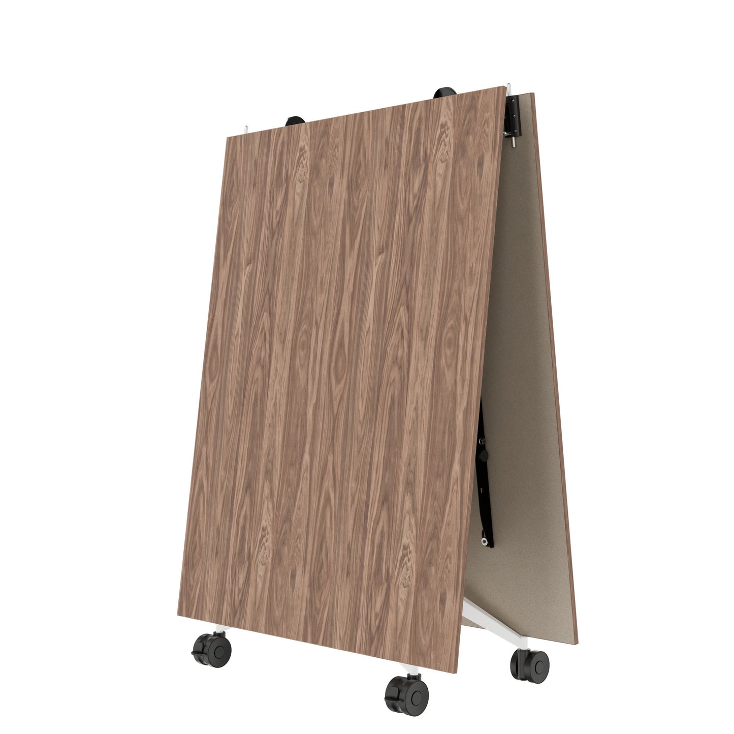 MARA - TIMMY LIBRO Konferenztisch | 3200 x 1200 mm (10 - 14 Personen), rollbar, faltbar, Echtholz-Furnier Nussbaum