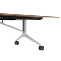 MARA - TIMMY LIBRO Konferenztisch | 3200 x 1200 mm (10 - 14 Personen), rollbar, faltbar, Echtholz-Furnier Nussbaum - 11 Thumbnail Image