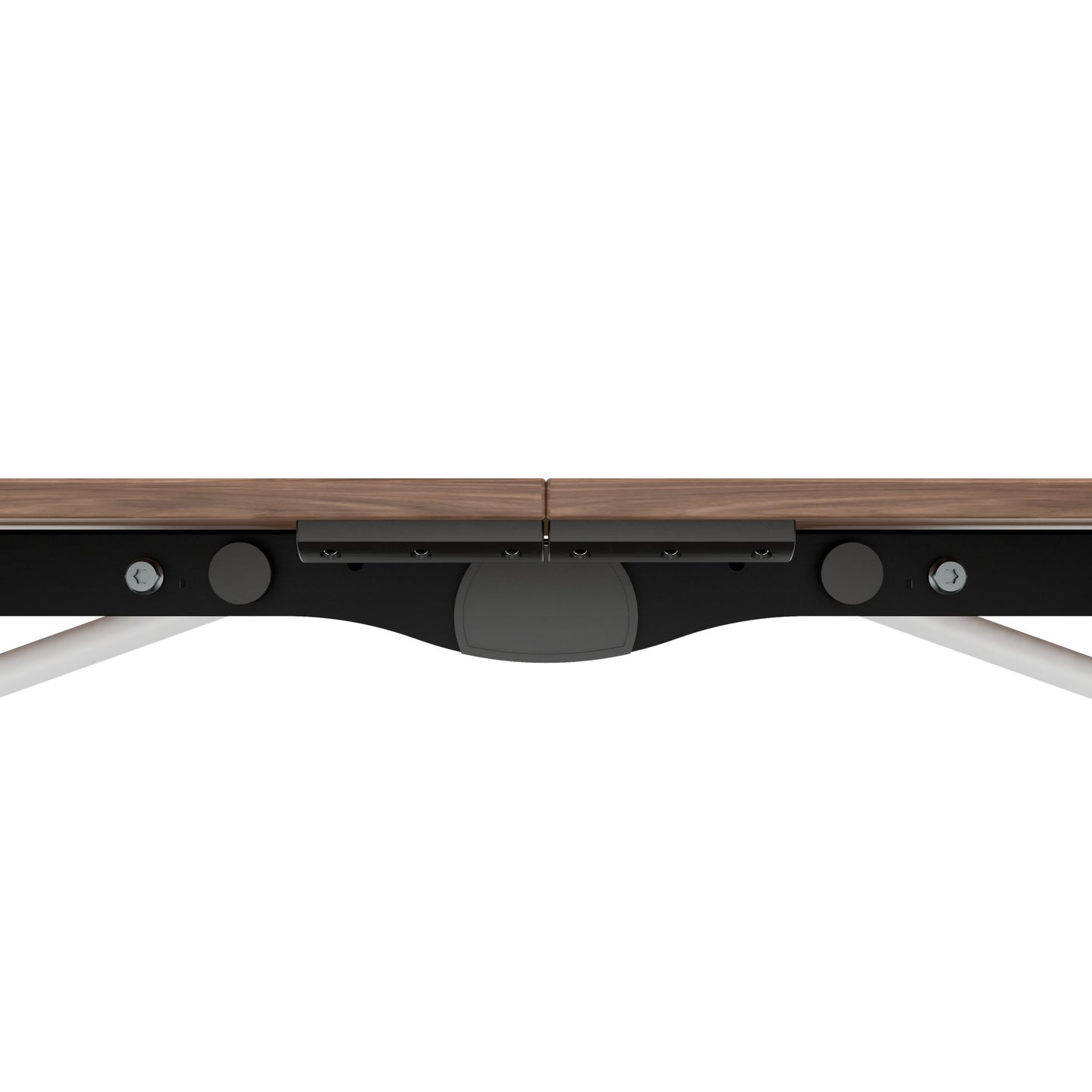 MARA - TIMMY LIBRO Konferenztisch | 3200 x 1200 mm (10 - 14 Personen), rollbar, faltbar, Echtholz-Furnier Nussbaum